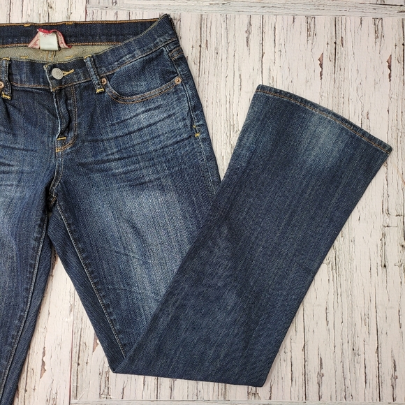 Lucky Brand Charlie Baby Boot  Mid Rise Denim Blue Jean - Picture 12 of 12